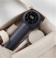 Mini ventilateur portatif 2000 mAh, moteur 15000 tr/min, haute vitesse, rechargeable, ventilateur de poche portable, refroidissement quotidien pour les voyages et l'extérieur T-237