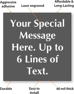 Chất lượng cao tùy chỉnh kim loại dấu hiệu Nhà Máy bán hàng trực tiếp tin nhắn Đặc biệt sản phẩm - Product Image 5