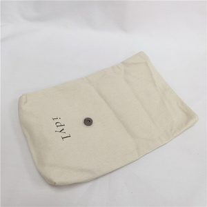 CH tùy chỉnh thiên nhiên bông phong bì túi với nút từ Muslin bông phong bì <span class=keywords><strong>Pouch</strong></span> quần áo bao bì bông bụi <span class=keywords><strong>Pouch</strong></span> - Product Image 4