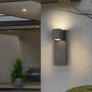 Lampe murale extérieure 3000K lumière chaude, étanche, résistante à la pluie, pour villa, cour, entrée, portail, spot décoratif - Product Image 2