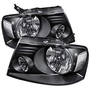 Auto faro para Ford 04-08 F150 <span class=keywords><strong>Lincoln</strong></span> 06-08 Mark LT Euro lente claro luces lámparas negro - Product Image 1