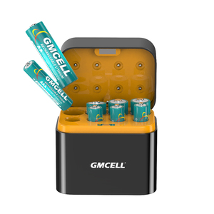 Gmcell แบตเตอรี่ลิเธียมไอออนอัจฉริยะ8ช่อง, แบตเตอรี่ Li-ion 15วัตต์ชาร์จได้เร็ว1.5โวลต์ชาร์จได้แบตเตอรี่ AA พร้อมหน้าจอ LCD - Product Image 1