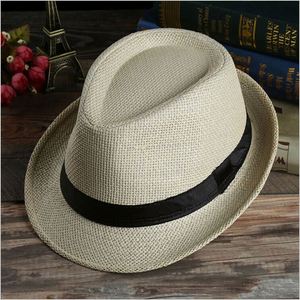 Nouvelle promotion : Chapeau de paille Panama décontracté à large bord personnalisé Priladiesogo pour homme – Idéal pour les voyages et la protection solaire - Product Image 3