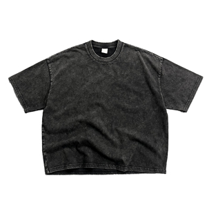 Ropa Urbana Informal Personalizada, Tejida, 100% Algodón, 275 g/m², Corte Cuadrado, Holgada, Ecológica, Transpirable, de Alta Calidad, Estilo Vintage - Product Image 1