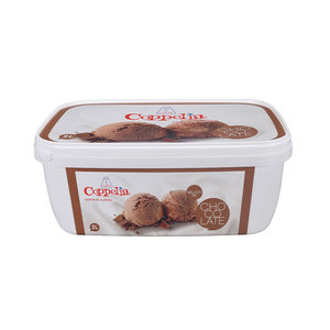 Conteneur en plastique rectangulaire de 2 L pour la crème glacée, fabricant certifié BRC, boîte à crème glacée en PP avec logo, boîte à crème glacée <span class=keywords><strong>Coppelia</strong></span> - Product Image 3