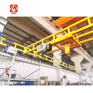 Dessus combiné flexible de poutre exécutant la mini grue debout libre 500kg de pont aérien 1 tonne