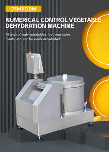 <span class=keywords><strong>Essoreuse</strong></span> <span class=keywords><strong>à</strong></span> légumes industrielle contrôlée par PLC, machine de déshydratation de légumes en acier inoxydable avec variateur de fréquence (VFD) - Product Image 4