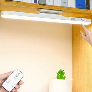 Lampada da scrivania ricaricabile a LED multifunzione con <span class=keywords><strong>luce</strong></span> magnetica da lettura lampada tattile da 3 colori LED <span class=keywords><strong>luce</strong></span> da armadio - Product Image 1