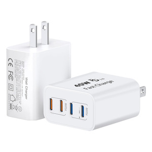 Cargador Multi-Puerto USB-C de 40W Estándar Estadounidense para Teléfonos Samsung y Apple iPhone 16 - Un Producto Transfronterizo de Gran Venta - Product Image 1