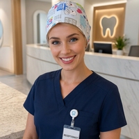 Chapeau de Médecin et Infirmière pour l'Hygiène Hospitalière - Accessoire Tissé Stérile