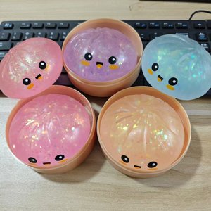 Cute Dumpling <b>Squishy</b> Toy Soft <b>Slow</b> <b>Rising</b> Stress Relief Squeeze Toy Kawaii Bun for Kids Adults Gift - Product Image 1