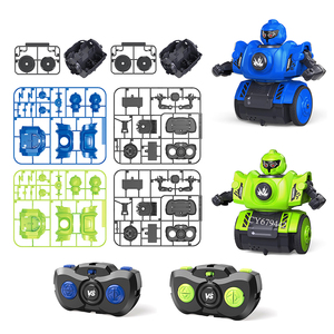 Ensemble de jouets de construction de robots STEM, robots de combat à éjection RC, robots télécommandés, robots de combat pour enfants - Product Image 4