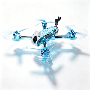 Kit de mini dron de carreras FPV de 5 pulgadas con GPS, alcance de 10 km, 15 minutos de vuelo, marco de fibra de carbono, receptor, cuadricóptero FPV para principiantes - Product Image 1