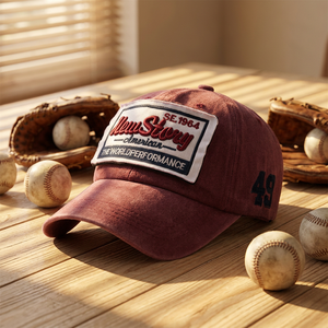 Gorra de Béisbol Unisex de 6 Paneles, 100% Algodón Lavado, Ajustable con Hebilla Metálica, Logotipo Frontal, para Todas las Estaciones, Casual, Deportes al Aire Libre - Product Image 2
