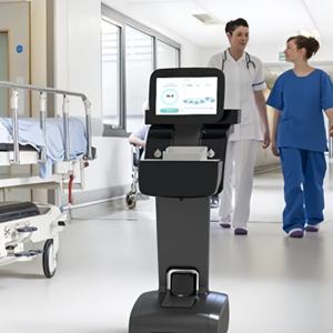 <span class=keywords><strong>Robot</strong></span> de livraison de nourriture d'hôtel télécommandé sans contact avec 4 couches pour le <span class=keywords><strong>robot</strong></span> de serveur de service de livraison personnalisable d'hôpital - Product Image 1
