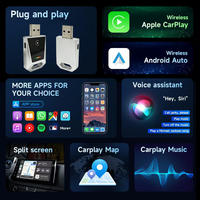 Adaptateur USB sans fil CarPlay Android Auto en gros – Convertisseur Plug and Play de filaire à sans fil pour voiture