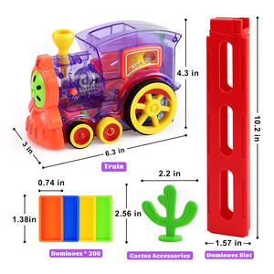 Jeu de construction <span class=keywords><strong>automatique</strong></span> de blocs <span class=keywords><strong>Domino</strong></span> en plastique pour enfants Jeu éducatif créatif <span class=keywords><strong>Train</strong></span> <span class=keywords><strong>Domino</strong></span> - Product Image 6