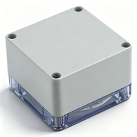 Boîtier étanche transparent ABS+PC IP65 avec joint en mousse de silicone pour protection extérieure