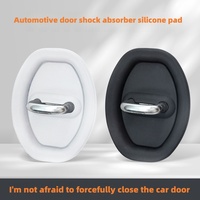 Patch anti-collision en silicone de style dessin animé, coussin amortisseur de choc pour serrure de porte de voiture, couverture protectrice épaisse, boucle décorative Rf