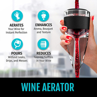Meilleure vente, coffret cadeau pour mariage, boîte de nuit, bar, vin, carafe, aérateur, verseur de vin