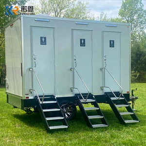 Remorque Sanitaire Mobile Professionnelle, Toilettes Portables, Tons Neutres pour une Culture d'Entreprise Extérieure Conservatrice - Product Image 3
