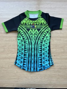 Ensembles de maillots de rugby personnalisés, impression polynésienne maorienne, uniformes de rugby pour hommes, kits personnalisés avec nom d'équipe imprimé, t-shirts à séchage rapide - Product Image 3