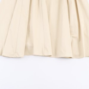 TAOP&ZA 2026 Nuova Collezione Primavera Abito <span class=keywords><strong>Midi</strong></span> Elegante Minimalista da Donna a <span class=keywords><strong>Maniche</strong></span> <span class=keywords><strong>Corte</strong></span> con Colletto Rialzato e Vita Sottile 3067310 - Product Image 6
