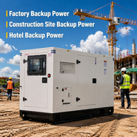 Grupos Electrógenos Diésel de 50KW y 80KW, Ideales para Hoteles y Fábricas como Fuente de Energía de Respaldo Silencioso, Totalmente Automático.