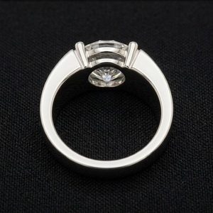 Anillo Sencillo de Platino Fino con Diamantes Brillantes, Certificado IGI, Elegante Anillo de Boda, Idea de Regalo de Joyería de Compromiso - Product Image 3