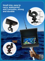Caméra de pêche sous-marine HD IPS 4,3/5/7 pouces avec vision nocturne, portée de 50 m, moniteur de pêche visuel