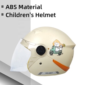 Nouveau <span class=keywords><strong>casque</strong></span> d'équitation de <span class=keywords><strong>moto</strong></span> ABS 3/4 Face <span class=keywords><strong>pour</strong></span> enfants <span class=keywords><strong>casque</strong></span> de sécurité extérieur avec bande réfléchissante taille sans boîte - Product Image 2