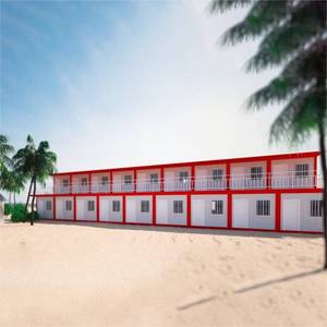 Cbox Wholesale – Bâtiments de bureau modernes à 2 étages en kit, maisons conteneurs modulaires préfabriquées pour le logement des travailleurs des camps miniers - Product Image 4