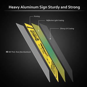 <span class=keywords><strong>ป้าย</strong></span>วิดีโออะลูมิเนียมกันสนิมขนาด 8"x12" สำหรับภายนอกอาคาร พร้อมพิมพ์ UV ข้อความ "ยิ้ม ยิ้ม ยิ้ม" บน<span class=keywords><strong>ป้าย</strong></span>สำหรับ<span class=keywords><strong>กล้อง</strong></span><span class=keywords><strong>วงจรปิด</strong></span> ใช้ได้กับบ้าน ธุรกิจ สนามหญ้า และกล้อง<span class=keywords><strong>วงจรปิด</strong></span> - Product Image 5