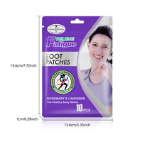 AC2052 Patchs pour les pieds aux herbes chinoises, lavande et romarin, en boîte, 288 pièces