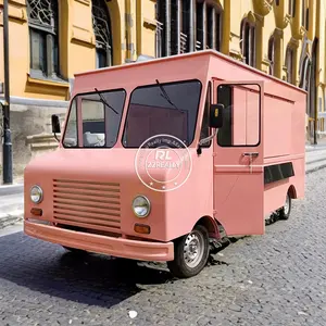 2024 remorque de crème glacée de camion de nourriture de rue de voiture de nourriture mobile de luxe avec la cuisine complète à vendre