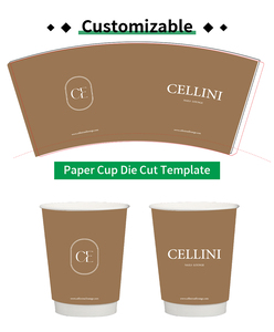 Tazza da Asporto per Caffè e Tè alle Erbe in Carta Kraft a Doppia Parete Personalizzata, Senza BPA, 8oz 12oz, <span class=keywords><strong>con</strong></span> <span class=keywords><strong>Coperchio</strong></span> - Product Image 5