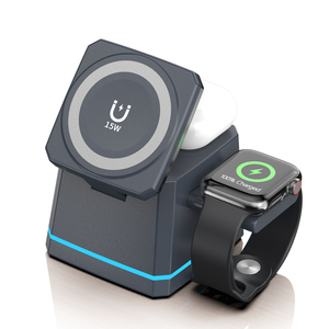 15W Nhanh Chóng Sạc Không Dây Cho <span class=keywords><strong>Iphone</strong></span> Đồng Hồ Earbuds Mới Xu Hướng Sản Phẩm <span class=keywords><strong>2025</strong></span> Từ Mini Cubic Không Dây Sạc <span class=keywords><strong>Dock</strong></span> 3 Trong 1 - Product Image 6