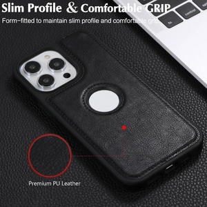 เคสโทรศัพท์มือถือหนัง PU สำหรับ iPhone 15 <span class=keywords><strong>Pro</strong></span> <span class=keywords><strong>Max</strong></span>/15 <span class=keywords><strong>Pro</strong></span>/15 Plus/15 Premium ป้องกันรอบด้าน กันลื่น - Product Image 3