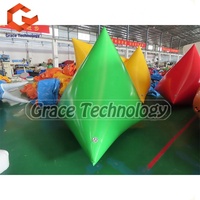 2 bouées flottantes, équipement de jeu d'eau, bouée à eau, flotteurs en forme de Triangle, à vendre