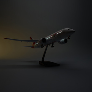 Modelo de Avión <span class=keywords><strong>Boeing</strong></span> <span class=keywords><strong>787</strong></span> Austriaco de 43 cm con Luces LED, Avión de Metal Fundido a Presión, Regalo de Aviación para Decoración de Escritorio - Product Image 4