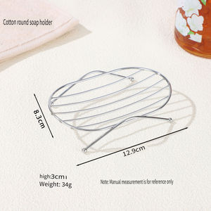 Support à Savon Moderne en Acier Inoxydable pour Hôtel avec Installation par Ventouse Sans Perçage – Rangement pour Savonnettes - Product Image 6