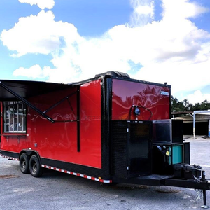 Remolque de Pizza Móvil para cocina, carrito de comida rápida personalizado, pequeño quiosco de comida móvil - Product Image 2