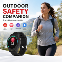 Reloj Inteligente para Personas Mayores con Teleasistencia, Rastreo GPS, Detección de Caídas, Llamada de Emergencia SOS, Dispositivo Portátil de Monitoreo de Salud para Adultos Mayores