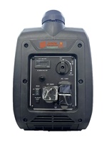 Générateur d'onduleur 2,0 kW à double tension 110 V/220 V - Alimentation super silencieuse et propre pour la sauvegarde à domicile, le camping, les appareils électroménagers |   Démarrage par recul