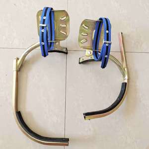 Grappins d'escalade pour poteaux en béton, en acier robuste, pour électriciens, équipement de <span class=keywords><strong>sécurité</strong></span> individuelle, capacité de charge 150 kg - Product Image 2