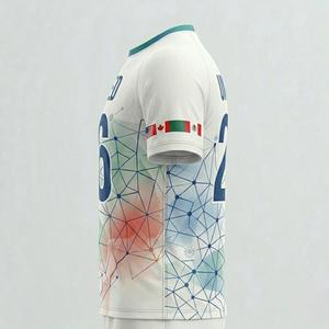 Nueva Camiseta de la Copa Mundial 2026 Hecha en Pakistán, Uniforme de Fútbol Personalizado por Sublimación, Transpirable, Manga Corta, 100% Poliéster - Product Image 5