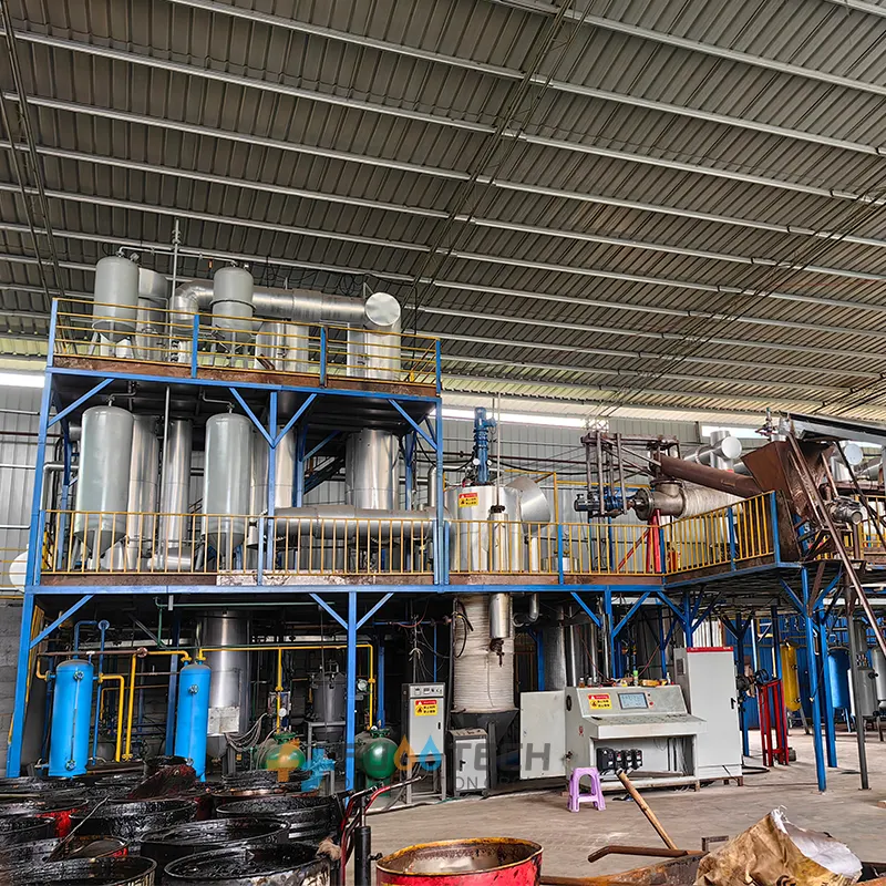 FS-HDM-1 5 tonnes/jour de machine de recyclage d'huile usagée de distillation et usine de re-raffinage