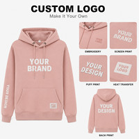 Sweat-shirt à capuche premium 360 GSM, poids lourd, 97% coton, 3% élasthanne, logo personnalisé, streetwear unisexe, coupe ample