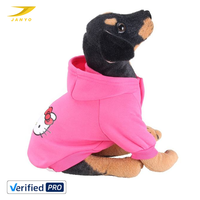 Sweat-shirt pour chien rose à imprimé mignon personnalisé, doux et chaud, vêtements décontractés pour animaux de compagnie, pour un usage quotidien