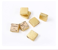 Papier d'aluminium imprimé de qualité alimentaire pour chocolat, pièces découpées avec logo personnalisé